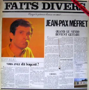 Pochette de Faits divers de Jean-Pax Méfret