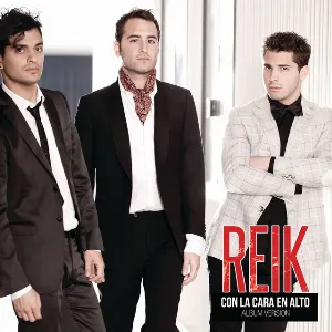 Pochette de Con la cara en alto de Reik