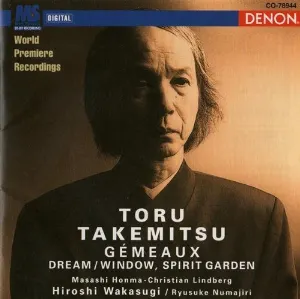 Pochette de Gémeaux / Dream/Window / Spirit Garden de Christian Lindberg - Tōru Takemitsu - Tōkyō-to Kōkyōgakudan