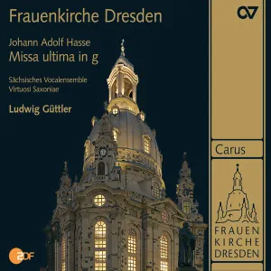 Pochette de Missa ultima in g de Virtuosi Saxoniae - Ludwig Güttler - Johann Adolf Hasse