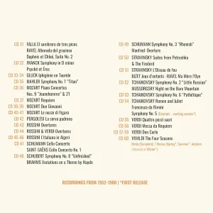 Pochette de Giulini Remastered: Complete Studio Recordings on Columbia, HMV, Pathé & Electrola de Carlo Maria Giulini
