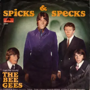 Pochette de Spicks & Specks / I Am The World de Bee Gees