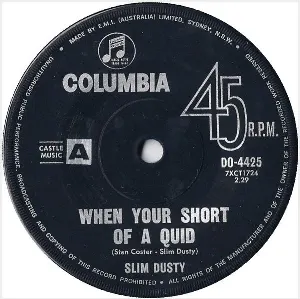 Pochette de When Your Short of a Quid de Slim Dusty