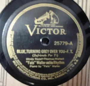 Pochette de Blue, Turning Grey Over You / Honeysuckle Rose de Fats Waller and His Rhythm