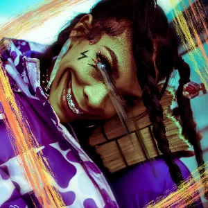 Pochette de Lightning de Rico Nasty
