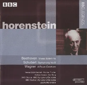 Pochette Beethoven: Missa Solemnis / Schubert: Symphony no. 8 / Wagner: A Faust Overture