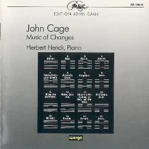 Pochette de Music of Changes de Herbert Henck - John Cage