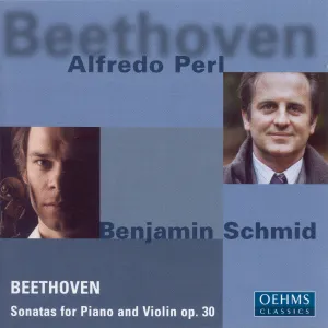 Pochette de Violin Sonatas nos. 6-8 de Ludwig van Beethoven - Alfredo Perl - Benjamin Schmid