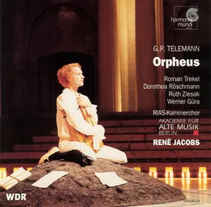 Pochette de Orpheus de René Jacobs - Georg Philipp Telemann - Werner Güra - Dorothea Röschmann - Akademie für Alte Musik Berlin - Roman Trekel - RIAS Kammerchor - Ruth Ziesak
