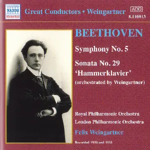 Pochette Symphony no. 5 / Sonata no. 29 “Hammerklavier”