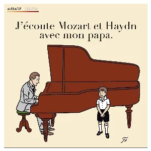 Pochette J'écoute Mozart et Haydn avec mon papa