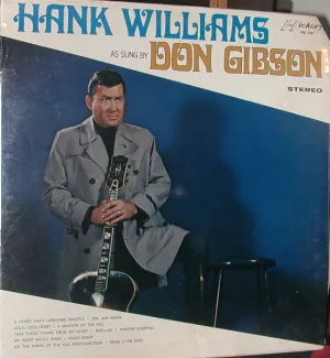 Pochette de Hank Williams as Sung by Don Gibson de Don Gibson