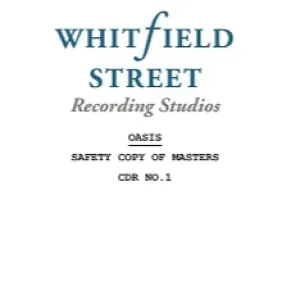 Pochette de Definitely Maybe – Safety Copy of Masters de Oasis