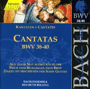 Pochette Cantatas, BWV 38–40