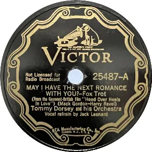 Pochette de May I Have the Next Romance With You? / Head Over Heels in Love de Tommy Dorsey and His Orchestra