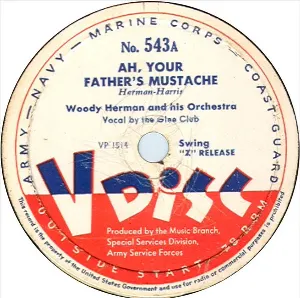 Pochette de Ah, Your Father’s Mustache / Jose Gonzalez / Ooh, Hot Dawg de Woody Herman and His Orchestra - Gene Krupa and His Orchestra