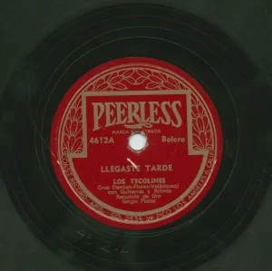 Pochette de Llegaste tarde / Huyendo del amor de Los Tecolines - Sergio Flores