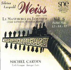 Pochette de Le Manuscrit de Londres, Vol. 5 de Michel Cardin - Sylvius Leopold Weiss
