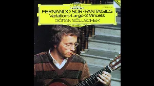 Pochette de Fantaisies / Variations / Largo / 2 Minuets de Fernando Sor - Göran Söllscher