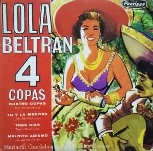 Pochette de 4 copas de Lola Beltrán
