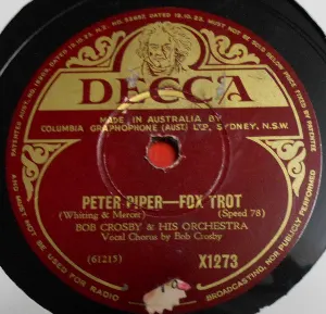 Pochette de Peter Piper / Anything Your Little Heart Desires de Bob Crosby and His Orchestra