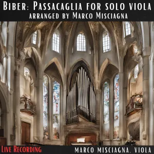Pochette de Passacaglia for Solo Viola de Heinrich Ignaz Franz von Biber