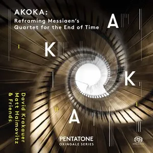 Pochette de Akoka: Reframing Messiaen's Quartet for the End of Time de David Krakauer