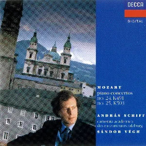 Pochette Piano Concertos no. 24, K491 & 25, K503
