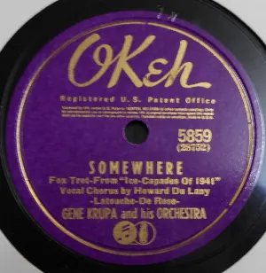 Pochette de Somewhere / You Danced With Dynamite de Gene Krupa and His Orchestra