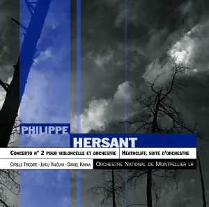 Pochette de Concerto nº 2 pour violoncelle et orchestre / Heathcliff, suite d'orchestre de Philippe Hersant