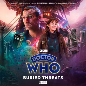 Pochette de Doctor Who: The Ninth Doctor Adventures: Buried Threats de Matt Fitton - Lisa Bowerman