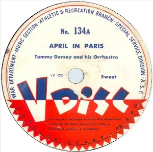 Pochette de April in Paris / Moonlight on the Ganges de Tommy Dorsey and His Orchestra