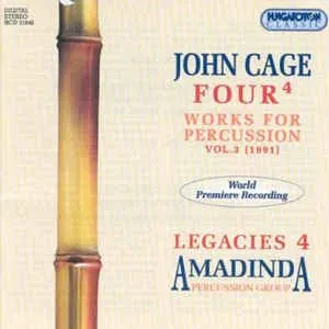 Pochette de Works for Percussion, Vol. 3: Four⁴ de John Cage