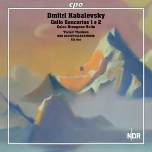 Pochette de Cello Concertos 1 & 2 / Colas Breugnon Suite de Eiji Oue - Torleif Thedéen - NDR Radiophilharmonie