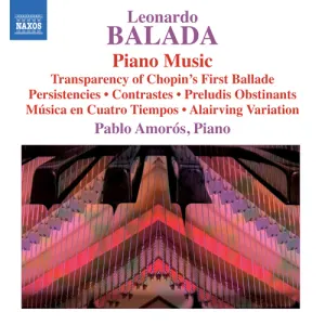 Pochette de Piano Music de Leonardo Balada