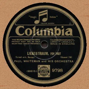 Pochette de Liebestraum / Song of India de Paul Whiteman and His Orchestra