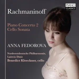 Pochette de Piano Concerto 2; Cello Sonata de Sergei Rachmaninoff - Nordwestdeutsche Philharmonie