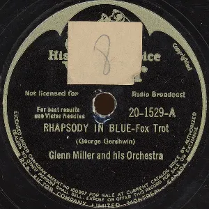Pochette de Rhapsody in Blue / Along the Santa Fé Trail de Glenn Miller and His Orchestra
