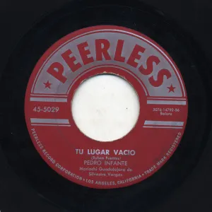 Pochette de Tu lugar vacío / Que vulgares somos de Pedro Infante