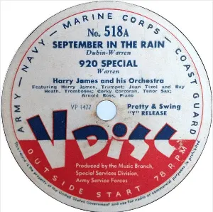 Pochette de September in the Rain / 920 Special / You Go to My Head de Harry James and His Orchestra
