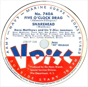 Pochette de Five O’Clock Drag / Snarehead / Coquette de The V‐Disc All Stars