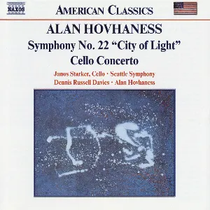 Pochette Symphony no. 22 “City of Light” / Cello Concerto
