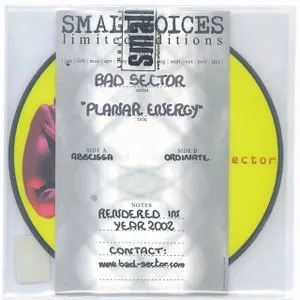 Pochette de Planar Energy de Bad Sector
