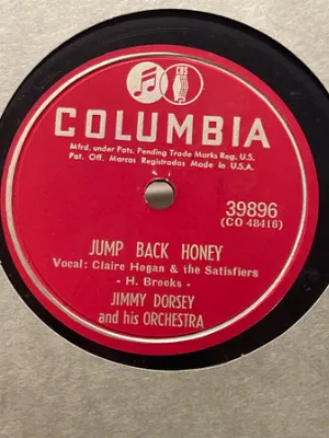 Pochette de Jump Back Honey / Love Came Out of the Night de Jimmy Dorsey and His Orchestra