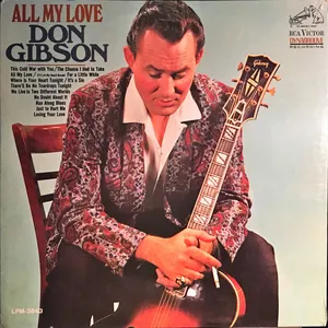 Pochette de All My Love de Don Gibson