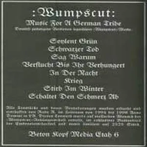 Pochette Music for a German Tribe