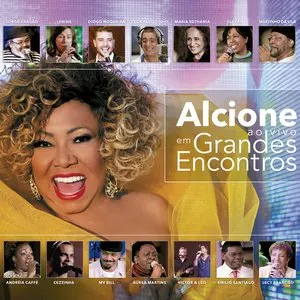 Pochette de Ao vivo em grandes encontros de Alcione