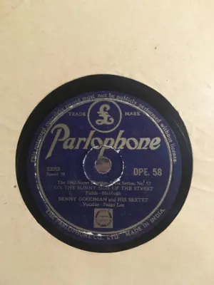 Pochette de On the Sunny Side of the Street / The Wang Wang Blues de The Benny Goodman Sextet