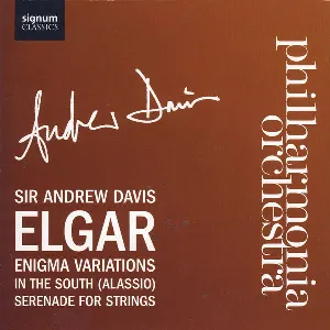 Pochette Enigma Variations / In the South (Alassio) / Serenade for Strings