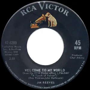 Pochette de Welcome to My World / Good Morning Self de Jim Reeves